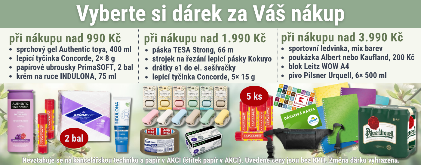 Dárky k objednávce 