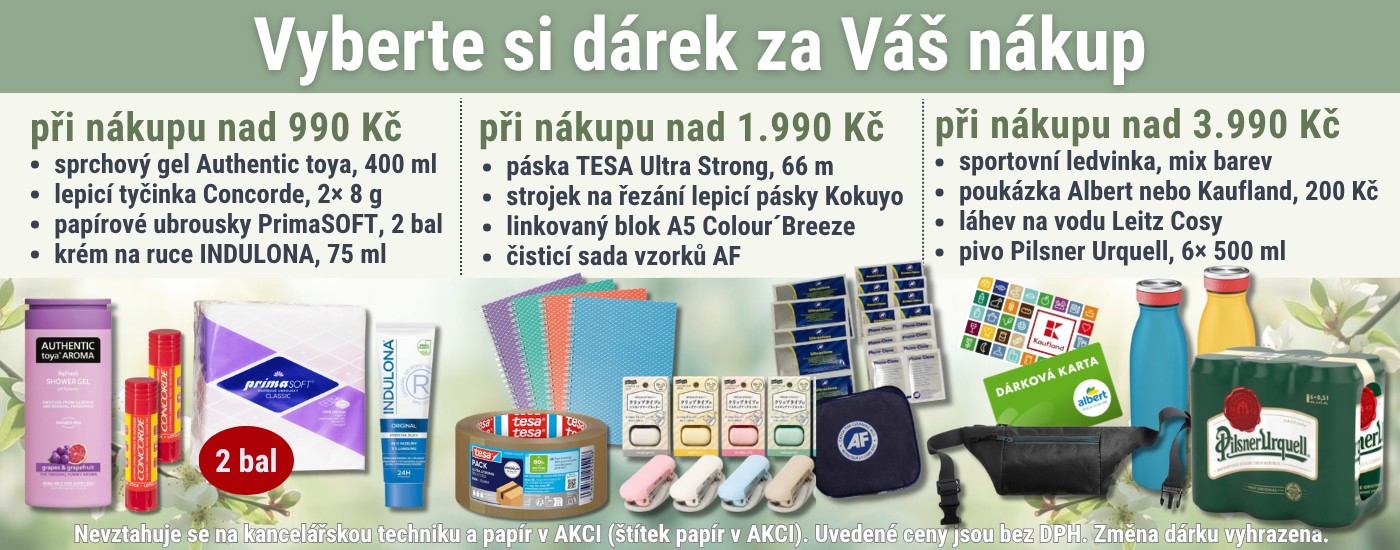 Dárky k objednávce 