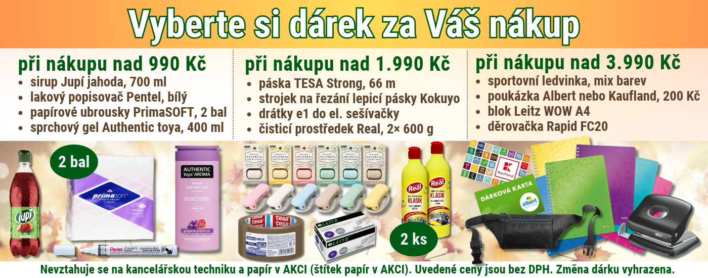 Dárky k objednávce 