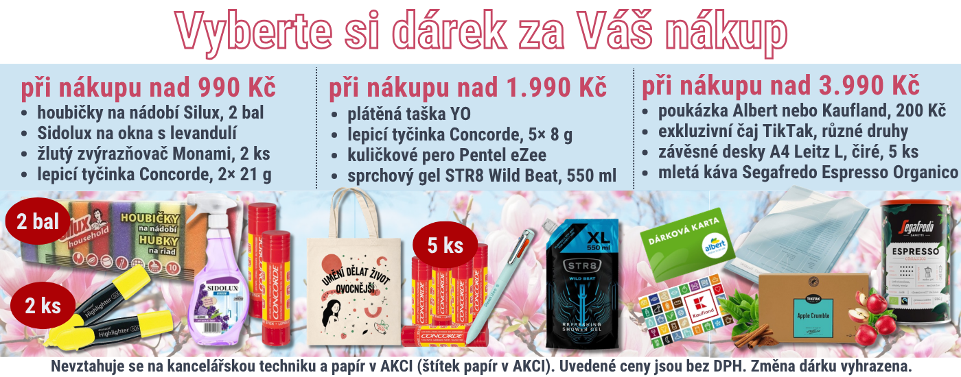Dárky k objednávce 