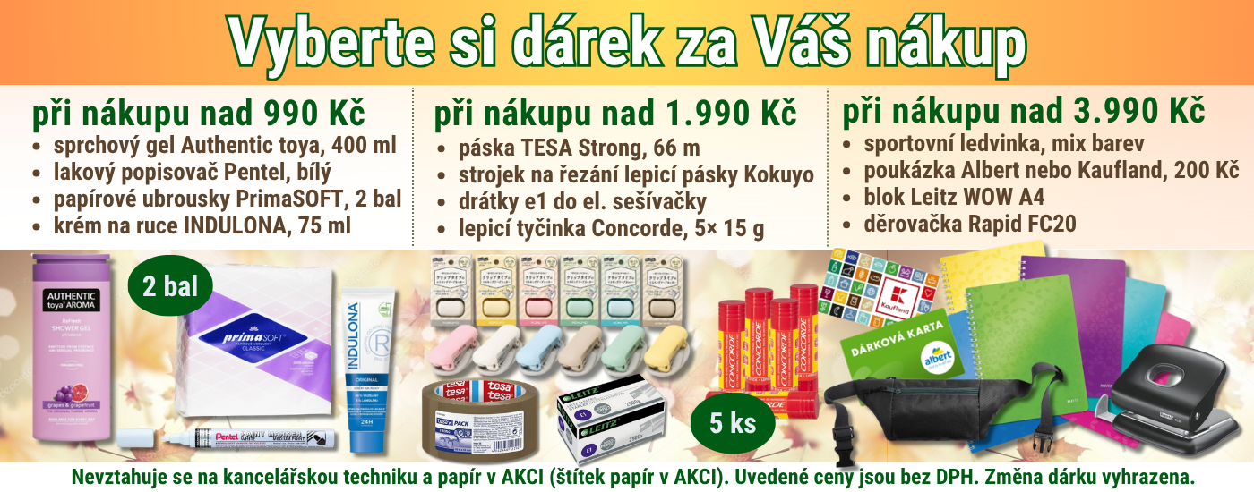 Dárky k objednávce 