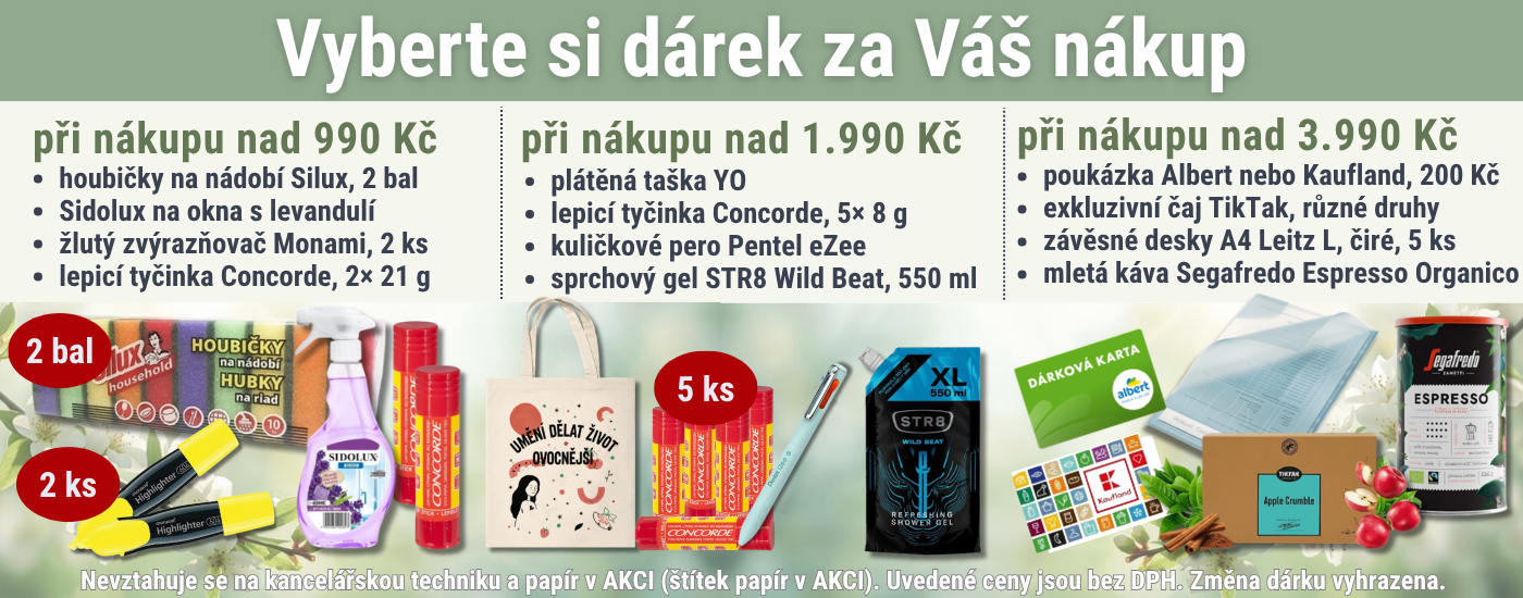 Dárky k objednávce 