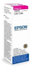 Cartridge Epson C13T66434A pro Epson L100/L200, magenta