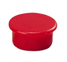 Magnet 13 mm, červený (balení 10 ks)