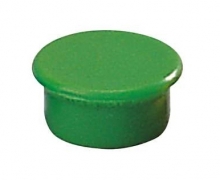 Magnet 13 mm, zelený (balení 10 ks)