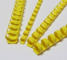 Hřbet plastový 10 žlutý (100 ks)