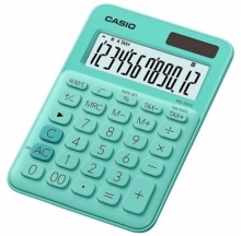 Kalkulačka Casio MS 20 UC, 12 míst, zelená