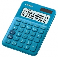 Kalkulačka Casio MS 20 UC, 12 míst, modrá