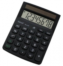 Kalkulačka Rebell Eco 310, 8 míst, černá