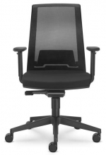 Židle kancelářská LOOK 270 AT, područky, černá