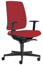 Židle kancelářská Leaf 500-SYA, červená