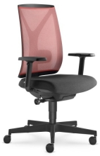 Židle kancelářská Leaf 503-SYA, červená