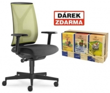 Židle kancelářská Leaf 503-SYB, zelená