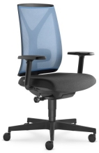 Židle kancelářská Leaf 503-SYA, modrá