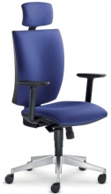 Židle kancelářská Lyra 208 SY, modrá