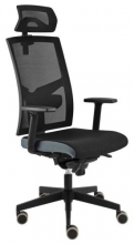 Židle kancelářská Game Šéf VIP, hlavová opěrka, černá
