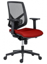 Židle kancelářská Skill 1750-SYN, červená