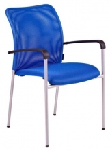 Židle konferenční Triton Grey, modrá