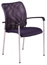 Židle konferenční Triton Grey, antracitová