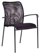 Židle konferenční Triton Black, černá