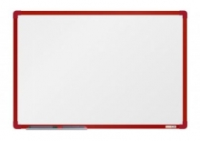 Tabule magnetická U20, 90 x 60 cm, červený rám