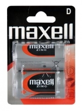 Baterie Maxell R20 1,5 V, monočlánek velký D, 2 ks