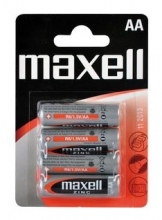 Baterie Maxell R6 1,5 V, tužková AA, 4 ks