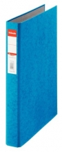 Pořadač dvoukroužkový Esselte A4, 42 mm, kartonový, modrý