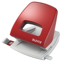 Děrovač stolní Leitz NeXXt 5005, 30 listů, červený