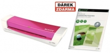 Laminátor iLAM Home Office A4, metalický růžový