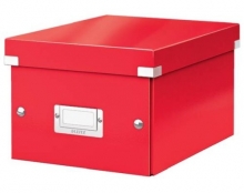 Krabice archivační Leitz Click-N-Store S (A5), červená