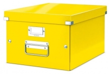 Krabice archivační Leitz Click-N-Store M (A4), žlutá