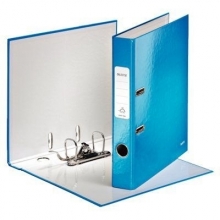 Pořadač pákový Leitz WOW 180 stupňů A4 52 mm, modrý