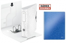 Pořadač Leitz 180° Active WOW, 82 mm, bílý, 5 ks - Akce