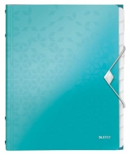 Kniha třídicí Leitz WOW 12ti dílná, ledová modrá