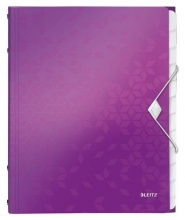 Kniha třídicí Leitz WOW 12ti dílná, purpurová