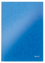 Zápisník Leitz WOW A4, linkovaný, modrý