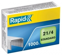 Spojovače kancelářské Rapid Standard 21/4, 1.000 ks