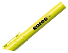 Zvýrazňovač Kores High Liner Plus, žlutý