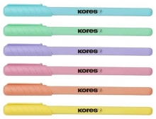 Pero kuličkové Kores K-Pen K0, 1 mm, mix barev