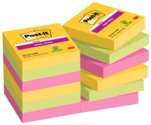 Bloček Post-it 622-12SS-CARN Carnival, 47,6x47,6 mm, 12x90 l