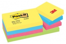 Bloček Post-it 653-TFEN, 38x51, 12x100 lístků