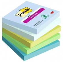 Bloček Post-it 654-5SS-OAS Oasis, 76x76 mm, 5x90 lístků