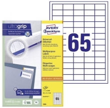 Etikety univerzální Avery 3666, 38x21,2 mm, bílé, 100 listů