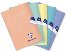 Sešit A5 link. 544 Clairefontaine Mimesys, 40 l., past. mix