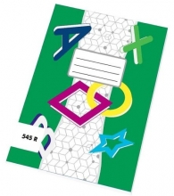 Sešit A5 čtverečkovaný 545 R, recyklovaný, 40 listů