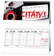 Kalendář stolní, Citáty I. 2027