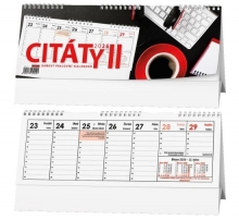 Kalendář stolní, Citáty II. 2026