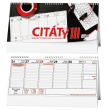 Kalendář stolní, Citáty III. 2026