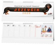 Kalendář stolní, Žánrový Jezevčík 2026